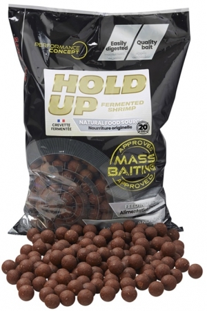 Mass Baiting Boilies Hold Up Fermented Shrimp 3kg 20mm